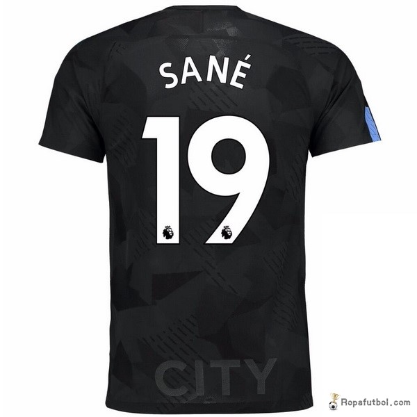 Camiseta Manchester City Replica Tercera Ropa Sane 2017/18